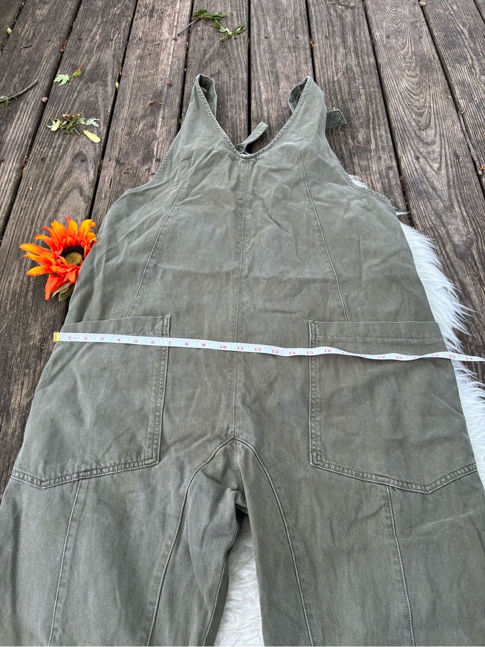 🌺FREE PEOPLE Denim overall pants 🌺 - Picture 5 of 9